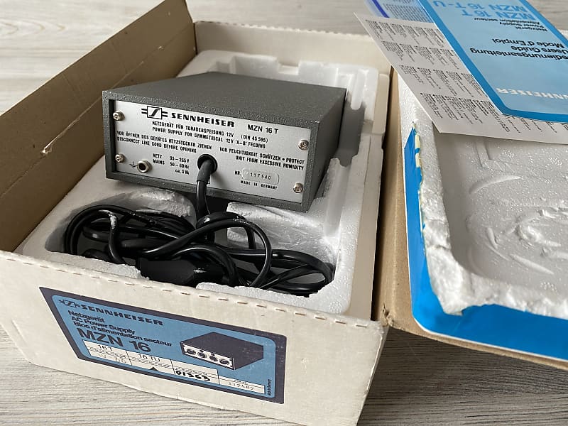 1979 Sennheiser MZN 16T Power Supply For 12V T Phantom Reverb