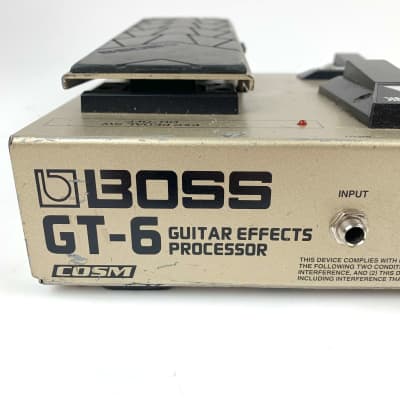 Boss GT-6 Multi-Effect Unit 2010s - Gold image 5