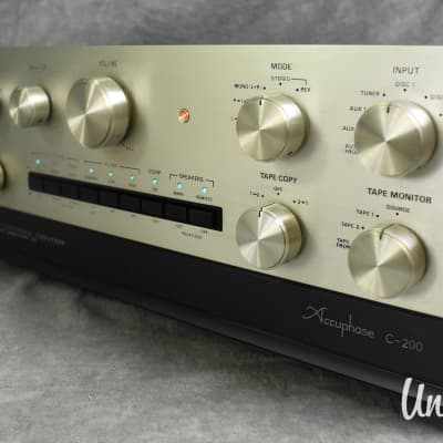 Accuphase Kensonic C-200 Stereo Control Center Amplifier in Very Good Condition image 8