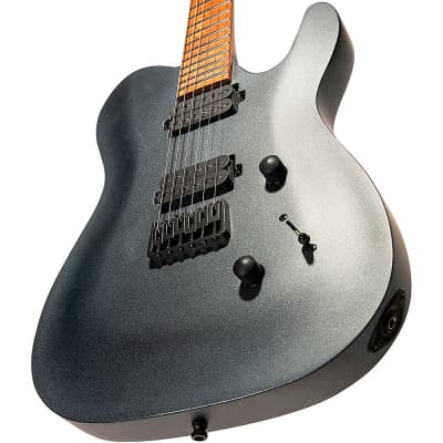 Chapman ML3 Pro Modern Electric Guitar Cyber Black Satin Metallic image 5