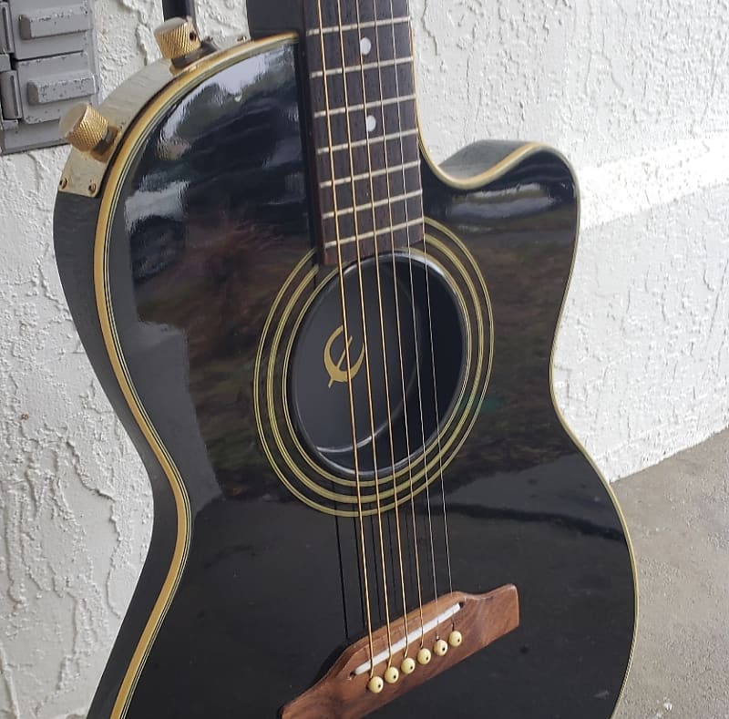 Epiphone Chet Atkins SST Ebony | Reverb