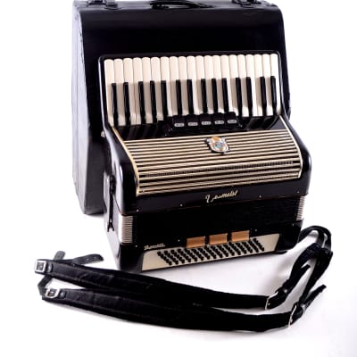 Rare Vintage German Made Top Piano Accordion Weltmeister Gigantilli I 80 bass, 8 sw. from the golden era + Hard Case and Shoulder Straps - Top Promotional Price image 2