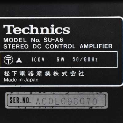 Technics SU-A6 Control Amp in very good Condition imagen 22