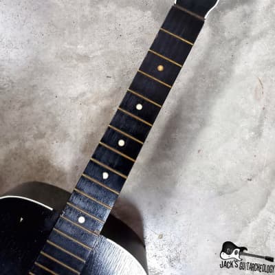 Luthier Special: Harmony / Kay / Truetone Guitar Husk Project (1950s, Black) image 15