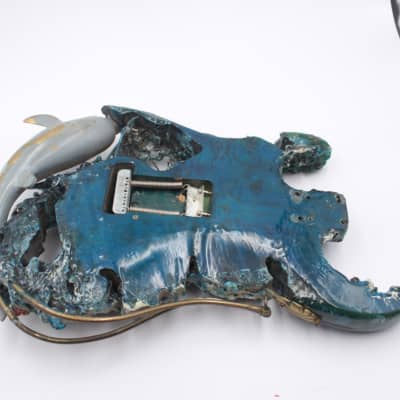 Crazy Custom Dolphin, Brass & Epoxy Electric Guitar Body Project imagen 3