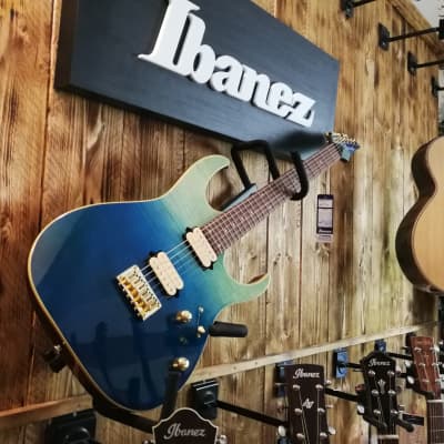 Ibanez RG421HPFM-BRG RG-Serie E-Gitarre 6 String Blue Reef Gradation image 3