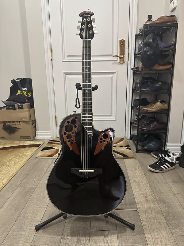 Ovation C2078AX Custom Elite 2017 Black No Tariffs | Reverb