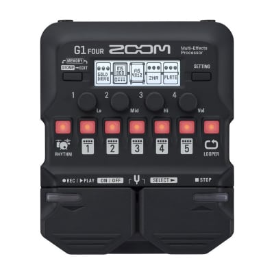 Zoom G1 Four Guitar Multi Effects Pedal for sale