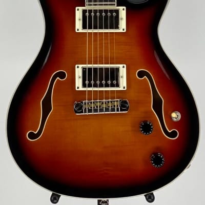 Paul Reed Smith PRS SE Hollowbody II Electric Guitar Tri Color Burst Ser# D09698 image 10