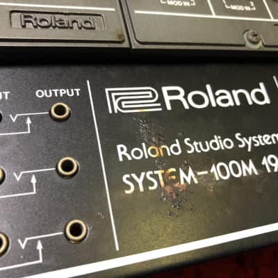 Rare Roland SYSTEM-100M 191-J/112/110/140/150/172 Analog Synthesizer Modular vintage Used in Japan image 8