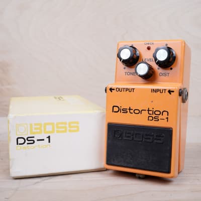 Boss DS-1 Distortion (Black Label, Silver Screw Long Dash) 1979 Orange MIJ 8400 Made in Japan in Box for sale