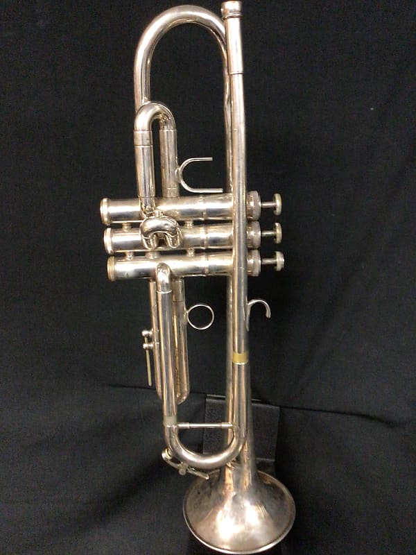 C.G.Conn 52B Silver Trumpet Serial 814534 | Reverb