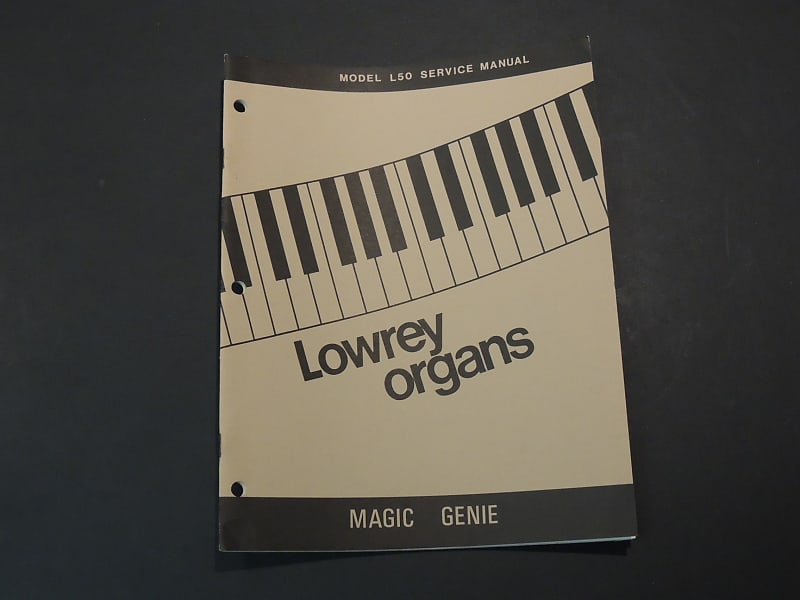 Lowrey Model L50 Service Manual [Three Wave Music] image 1