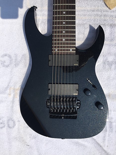 Ibanez Prestige RG 2228 Galaxy Black 8 String guitar w OHSC
