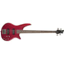 Jackson JS Series JS3 Spectra IV Bass Guitar, Metallic Red