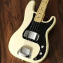 Rare! Vintage Fender 1977 Precision Bass White Blonde  (S/N:S758105) (07/03)