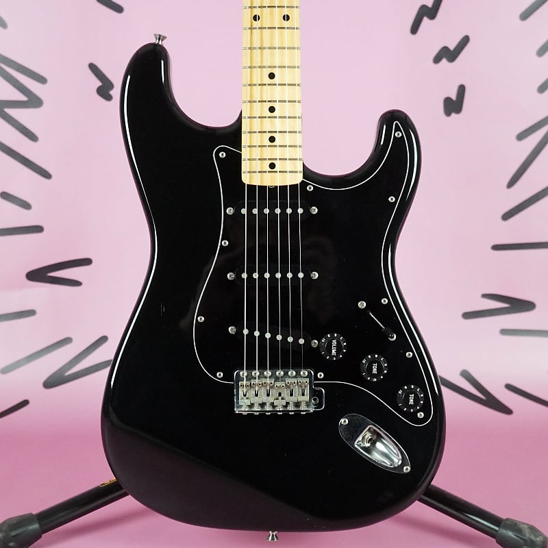 Squier Silver Series Stratocaster 1993 Black MIJ Japan FujiGen