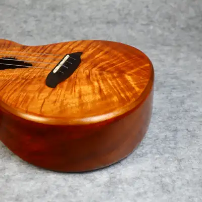 olamestre custom hawaiian koa cocobolo tenor ukulele Bild 10