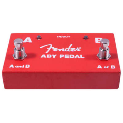 2-Switch ABY Pedal, Red for sale