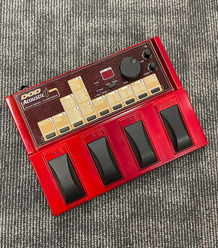 PreOwned DOD Acoustic 1 MultiEffects & Preamp Reverb