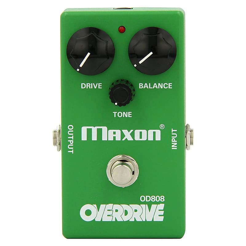 Maxon OD-808 Reissue Overdrive Pedal Made in Japan | Reverb