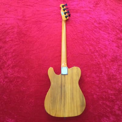 Martyn Scott Instruments Short Scale T Bass Conversion in Yellowed Finish image 5