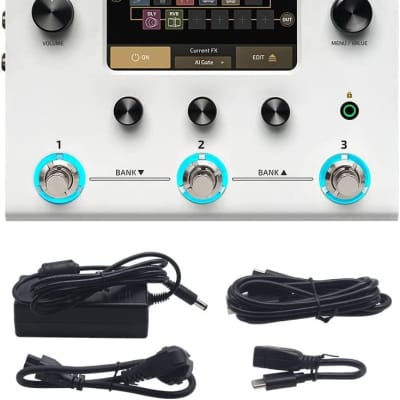 HOTONE Guitar Multi Effects Processor Multi Effects Pedal Touch Screen Guitar Bass Amp Modeling IR Cabinets Simulation Guitar Effects Pedal Multi FX Processor Ampero II Stomp image 8