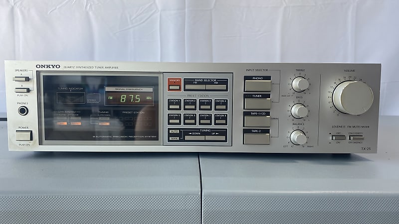 Onkyo TX-25 Amplifier HiFi Stereo Amp 2 Channel Phono Vintage Home Audio Japan  			