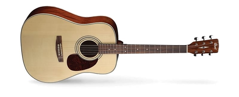 Cort EARTH70-NT Guitare acoustique à dessus brillant naturel