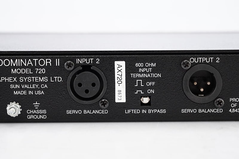 Aphex Dominator II 720 ピークリミッター　2台 Aphex Dominator II Precision Multiband Peak Limiter Model