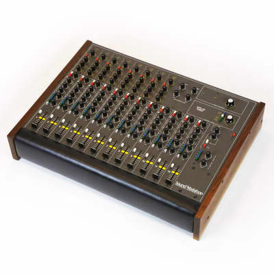 1970s Sound Workshop 1280B Vintage Original SW 1280 B Analog XLR Sidecar Mixer Mixing Summing Console w/ 8 EQ & 12 MicPres API image 2
