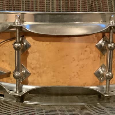 Craviotto 4x14 Birdseye Maple snare drum. From Craviotto’s collection 2004 image 6