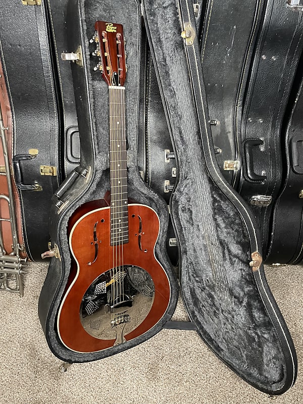 Rogue triolian biscuit cone resonator guitar dobro 2010s Reverb