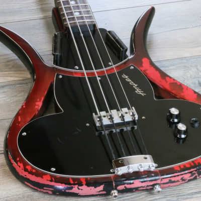 Ampeg ASB-1 Devil Scroll Bass Fireburst Previously Owned by Garry Tallent of E Street Band! + OHSC image 5