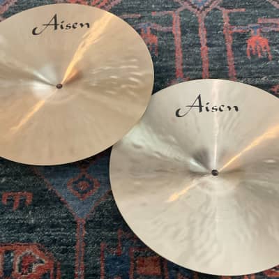 (MINT) Aisen 15” Vintage Hi-Hat Cymbals, Pair image 6