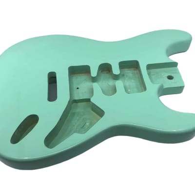 Solo ST Style Finished Guitar Body, Surf Green for sale
