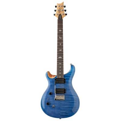 PRS Paul Reed Smith SE Custom 24-08 "Lefty" Left-Handed Guitar, Faded Blue