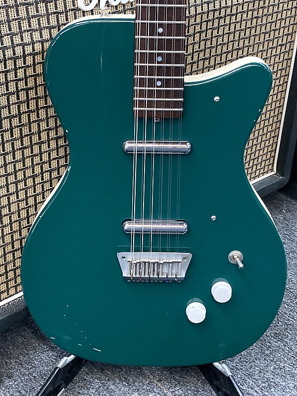 Jerry Jones 12 String 1990s - Green image 1