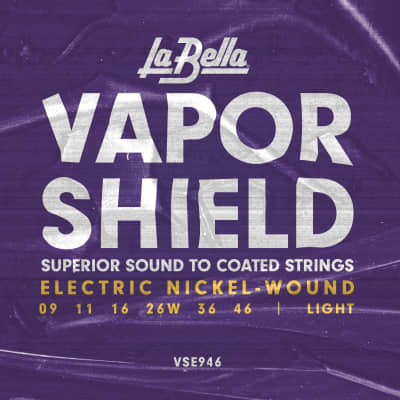 LA BELLA La Bella Vapor Shield | Muta di corde per chitarra elettrica - packaging borsa VSE946-BORSA Scalatura: for sale