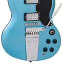 Vintage Guitars VS6 Reissued Electric Guitar - Gun Hill Blue, VS6VGHB