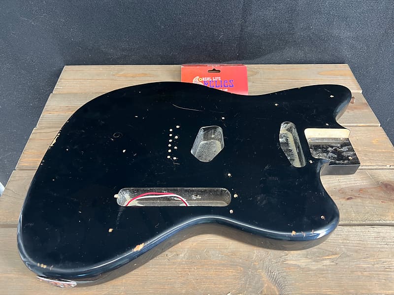 Real Life Relics Telemaster Body Aged Black BLEM | Reverb