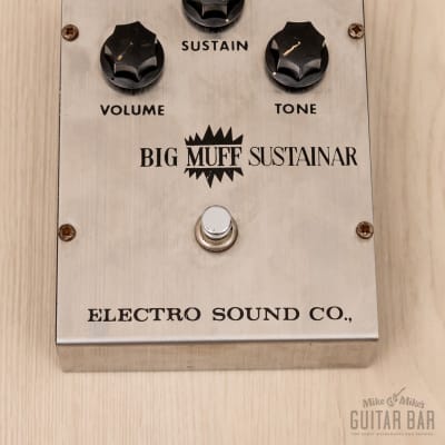 Electro Sound Co Big Muff Sustainar Vintage Fuzz Guitar Effects Pedal, Elk Japan for sale
