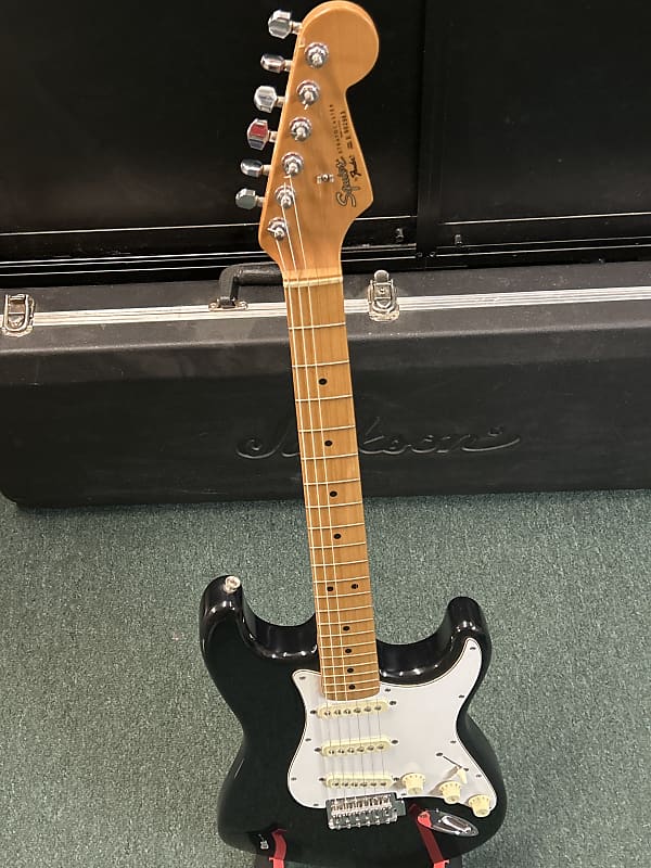 Fender Squier Stratocaster 1989 - Black | Reverb