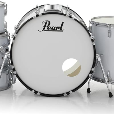 Pearl Roadshow Drum Set 5-Piece Complete Kit with Cymbals and Stands Pure White (RS525SC/C33) image 8