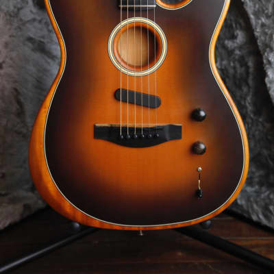Fender American Acoustasonic Telecaster Sunburst Guitar Pre-Owned for sale
