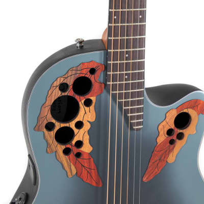 Ovation CE44-RBB-G acoustic guitar Celebrity Elite Mid Cutaway Reverse Blue Burst image 9