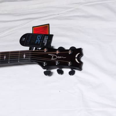 Dean Exhibition Quilt Ash Acoustic Electric Guitar w/Aphex® - Gloss Natural