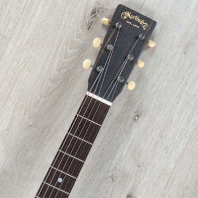 Martin 000-17E Acoustic Electric Guitar, Rosewood Fretboard, Black Smoke image 9