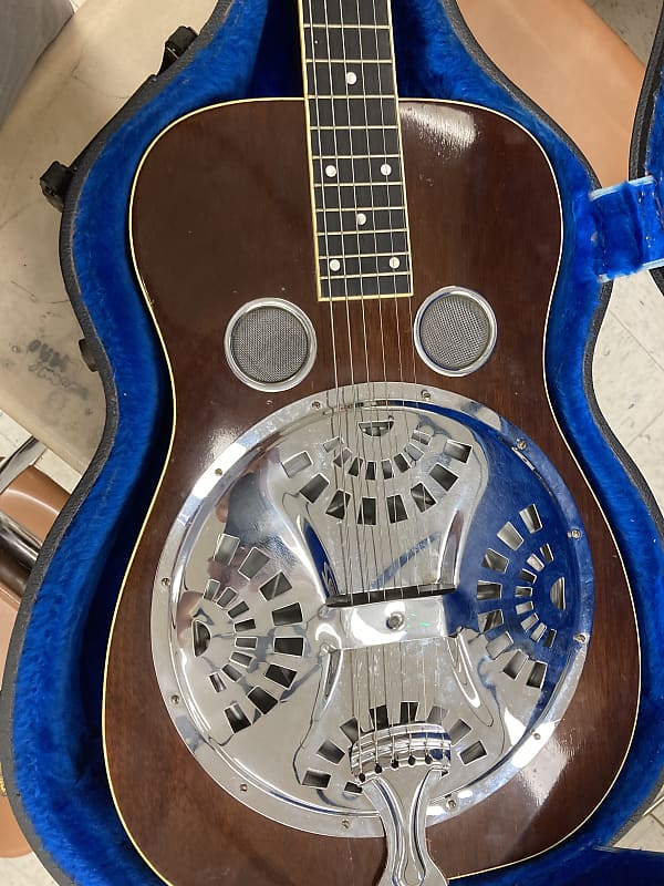 RQ Jones Mahogany Squareneck Resonator | Reverb