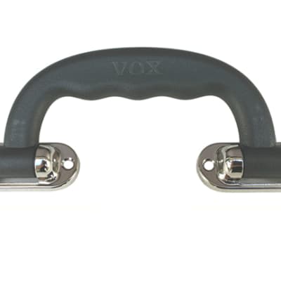 Vox Black Swivel Handle with Chrome Plated Metal End Caps (No Screws)  - Genuine Vox Spare Part image 1
